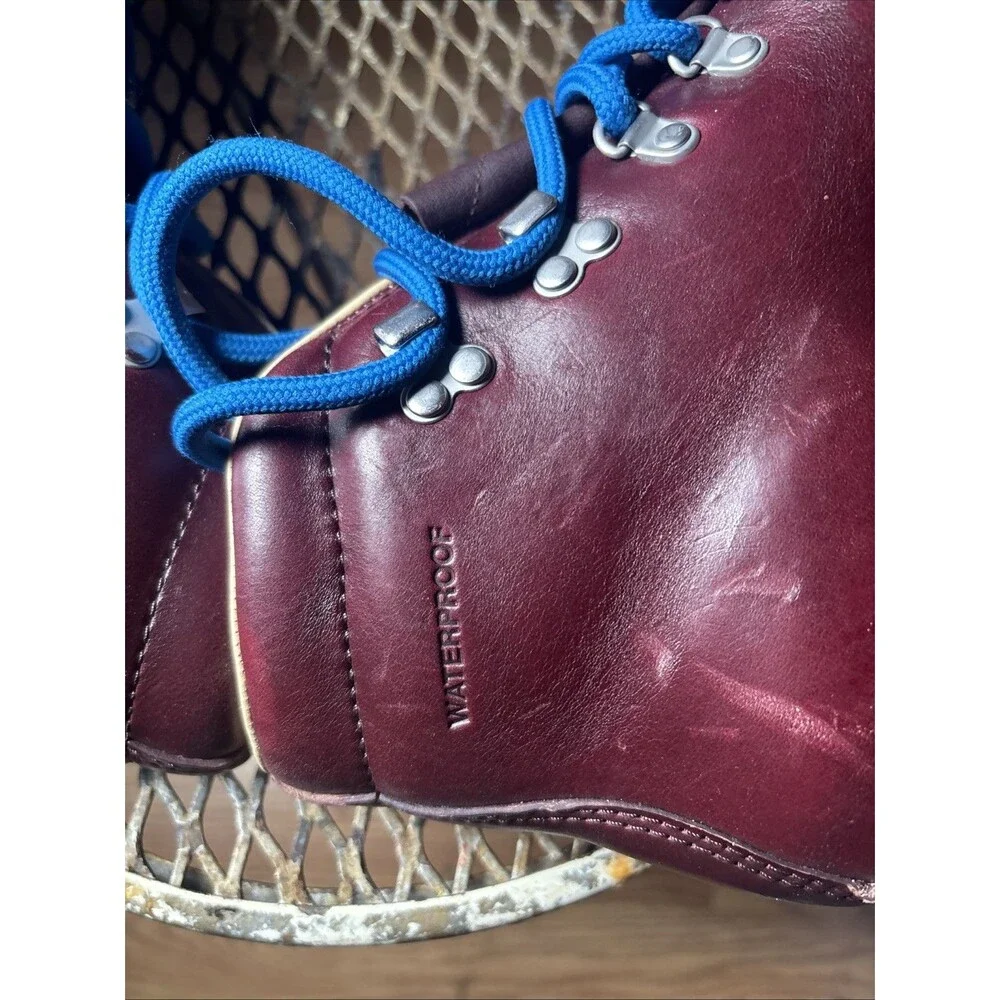 VTG Merrell Wilderness Mountaineering Brown Boots Womens Size 8.5 Oxblood